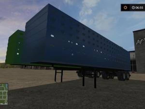 Полуприцеп ОдАЗ Скотовозверсия 1.0 для Farming Simulator 2017 (v1.4.4)