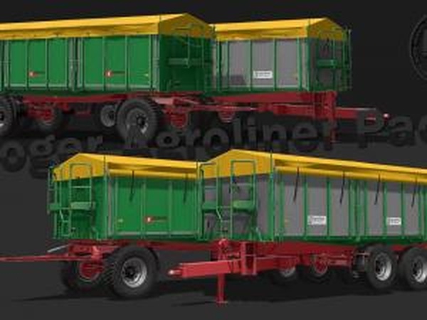 Пак прицепов Kroger Agrolinerверсия 1.0.0.0 для Farming Simulator 2017 (v1.4.4)