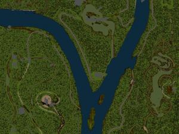 Карта «Берег реки»версия 1.1 для SpinTires (v03.03.16)