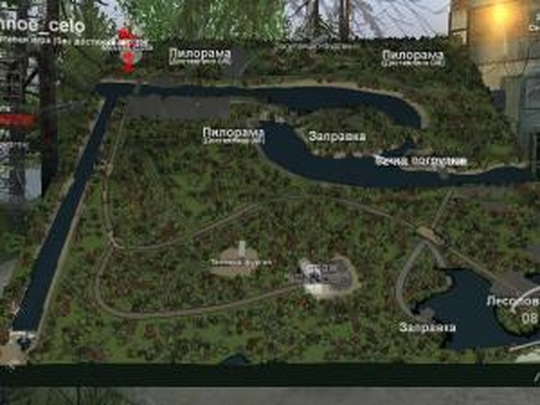 Карта «Тёмное село»версия 1 для SpinTires (v03.03.16)