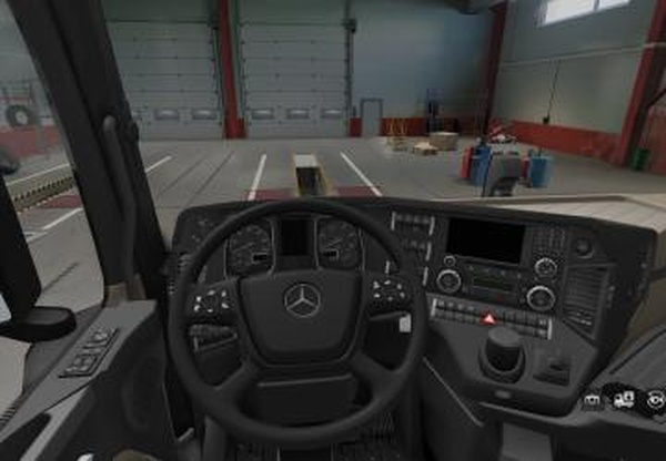 SFTP руль для Mercedes Benz MP4версия 1.0 для Euro Truck Simulator 2 (v1.43.x)