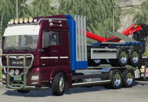 MAN TGX Forest Specialверсия 1.0.0.1 для Farming Simulator 2019 (v1.7.x)