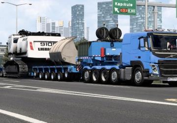 Volvo FM 10×4 Heavyверсия 1.0.1 для Euro Truck Simulator 2 (v1.43.x)