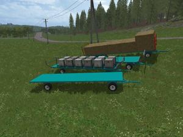 Прицепы PlateauCMS + AutoLoadверсия 1.0 для Farming Simulator 2017 (v1.4.4)