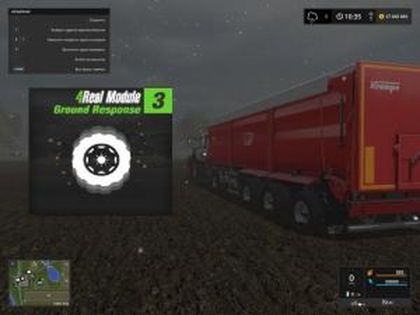 Реалистичная земля/4Real Module 03 - Ground Responsev1.3.5.2 для Farming Simulator 2017 (v1.4.4)