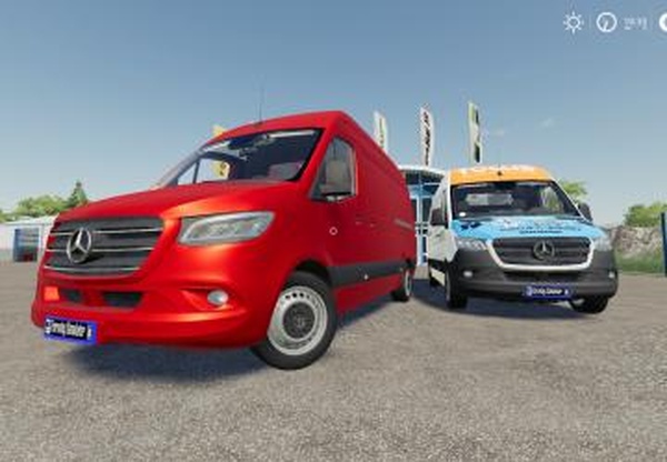 Mercedes-Benz Sprinter Animalіверсия 1.0 для Farming Simulator 2019