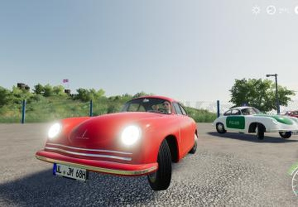 Porsche 356A Coupe 1948версия 1.0 для Farming Simulator 2019 (vFS19)