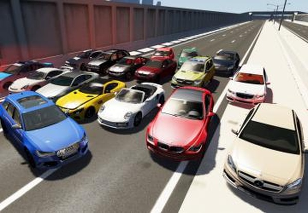 Большой пак немецких автомобилейверсия 1 для BeamNG.drive (v0.22.1)