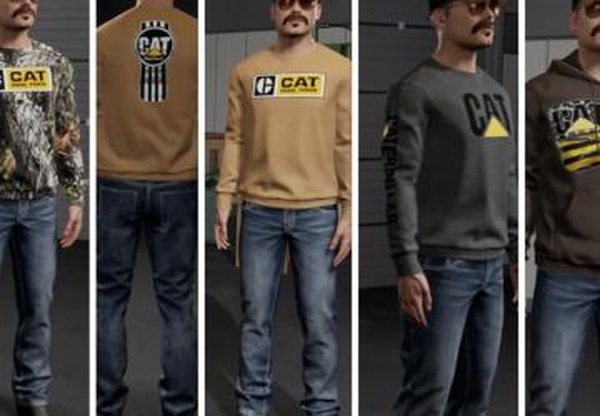 CAT Clothing Packверсия 1.0.0.0 для Farming Simulator 2022