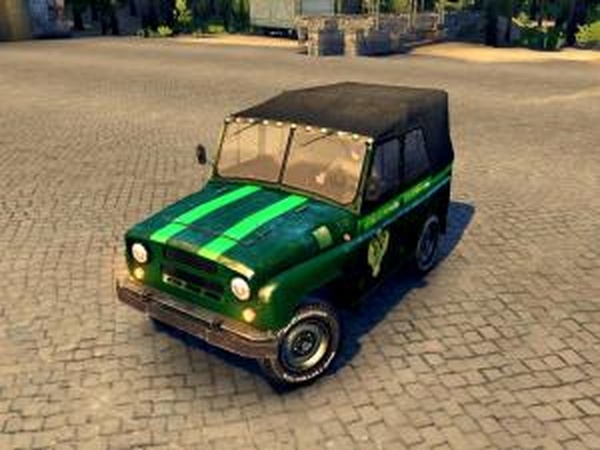Текстура Уаз-469 «Лесная охрана»версия 1 для SpinTires (v03.03.16)