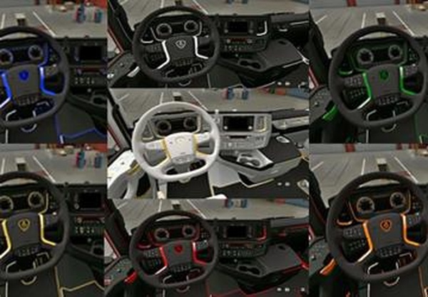 Пак интерьеров для Scania S 2016версия 1.0.2 для Euro Truck Simulator 2 (v1.42.x, 1.43.x)