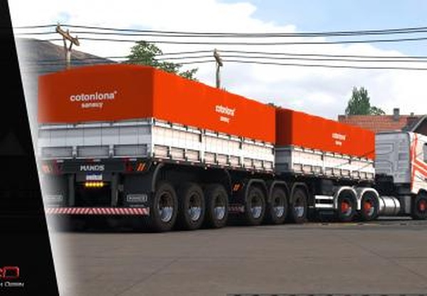 Прицепы Manosверсия 1.0 для Euro Truck Simulator 2 (v1.43.x)