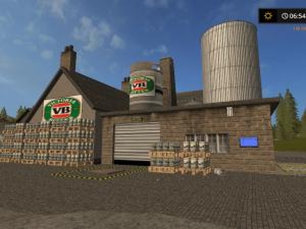 Производство пива Brewery Placeableверсия 2.0 для Farming Simulator 2017 (v1.4.4)