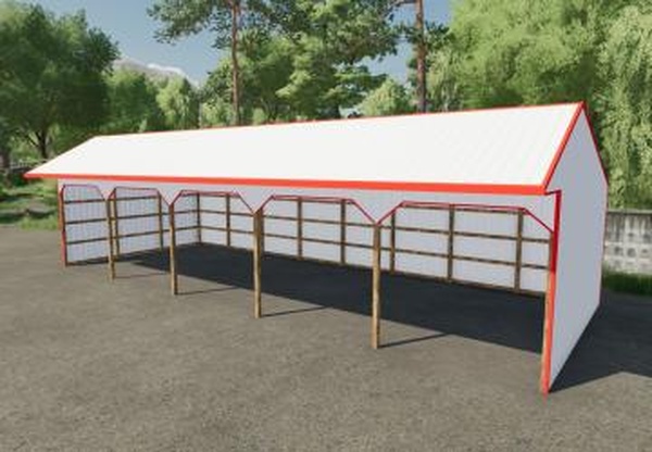 Three-sided shedверсия 1.0.0.0 для Farming Simulator 2022