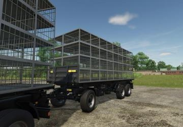 Chicken Transport Trailer Packверсия 1.0.0.1 для Farming Simulator 2025