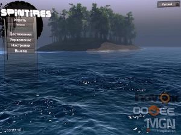 Заставка меню «Остров»версия 1.0 для SpinTires (v03.03.16)