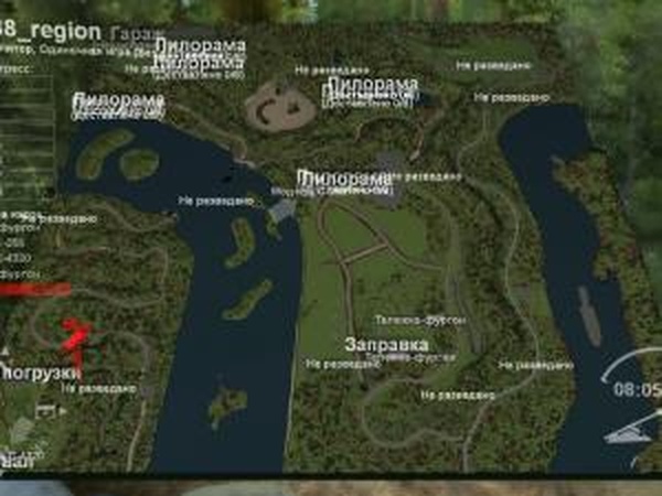 Карта «38 Регион»версия 1.0 для SpinTires (v03.03.16)