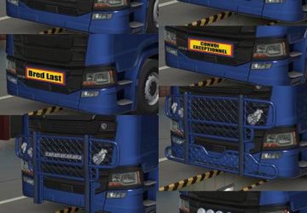 Кенгурятник Hypro Bullbar для Scania S&R 2016v1.0 для Euro Truck Simulator 2 (v1.43.x)