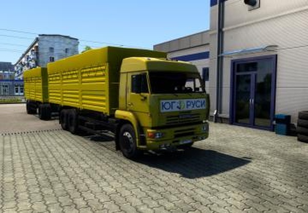 Скин «ЮГ РУСИ» для Камаз 54-64-65версия 1.0 для Euro Truck Simulator 2 (v1.43.x)