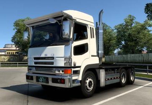 Mitsubishi Fuso Supergreat Hi Cabверсия 1.0 для Euro Truck Simulator 2 (v1.43.x)