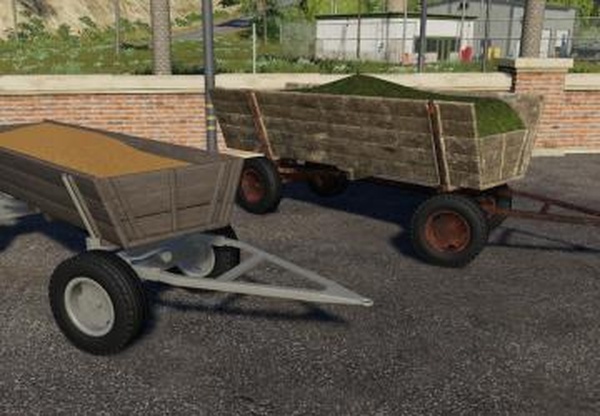 Old Wooden Wagonверсия 1.0.0.0 для Farming Simulator 2019 (v1.7.x)