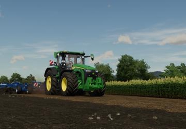 John Deere 8R EU Seriesверсия 1.0.0.0 для Farming Simulator 2022
