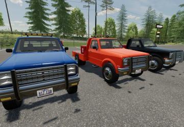 Flatbed Service Truckверсия 1.2.0.1 для Farming Simulator 2022