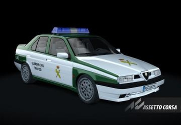 Alfa Romeo 155 Q4 Guardia Civilверсия 1.0 для Assetto Corsa