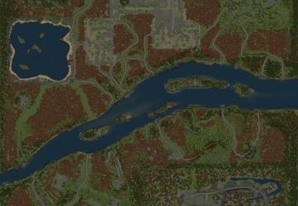 Карта «Через Реку»версия 22.03.19 для Spintires: MudRunner (v22.03.19)