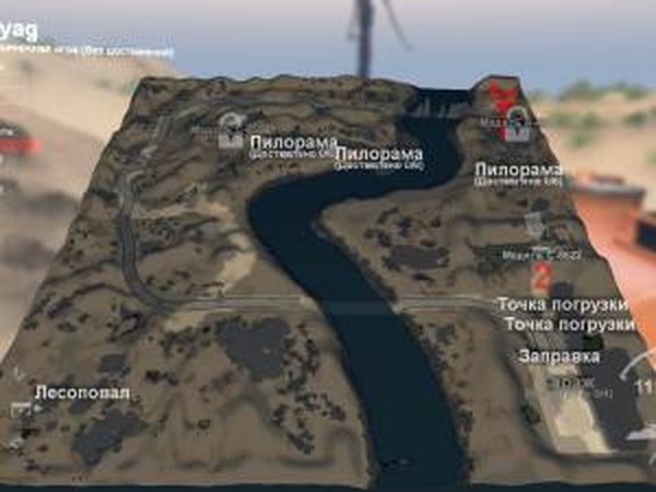 Карта «Satyag»версия 1.0 для SpinTires (v03.03.16)