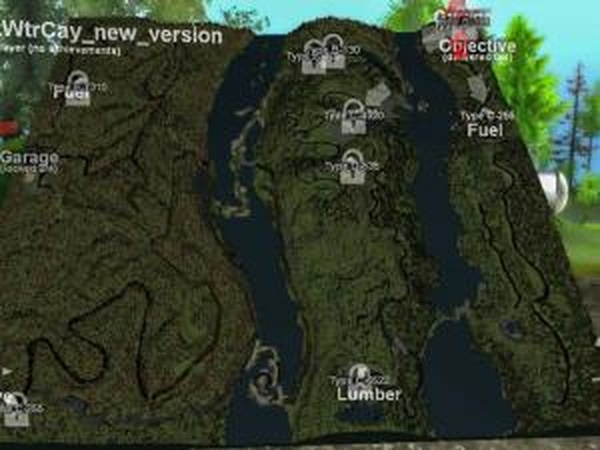 Карта «Blackwater New»версия MLC для SpinTires (v03.03.16)