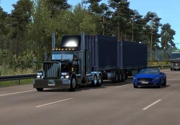 Peterbilt 389 Modifiedверсия 2.4 для Euro Truck Simulator 2 (v1.43.x)