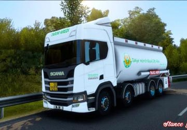 Scania R450 Tankerверсия 1.0 для Euro Truck Simulator 2 (v1.43.x)