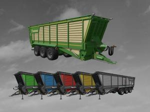 Прицеп Krone TX 560 D More Realisticверсия 2.0 для Farming Simulator 2017 (v1.4.4)