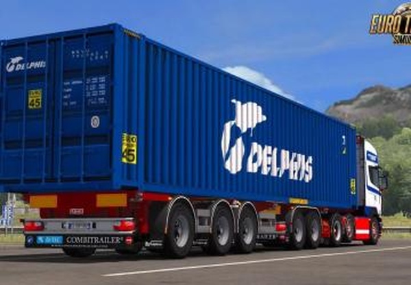D-TEC Combi trailerверсия 1.9.1 для Euro Truck Simulator 2 (v1.43.x)