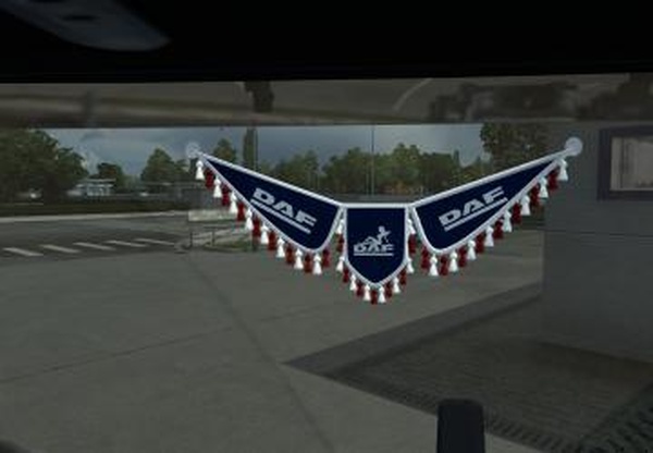 3-ой вымпел для DAFверсия 1.0 для Euro Truck Simulator 2 (v1.43.x)