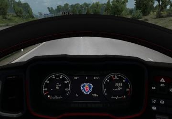 Next Gen Scania Custom Dashверсия 2.1 для Euro Truck Simulator 2 (v1.43.x)