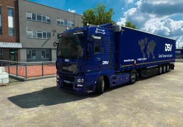 Скин DSV для MAN TGX Euro6 2015 и Kogelверсия 1.0 для Euro Truck Simulator 2 (v1.43.x)