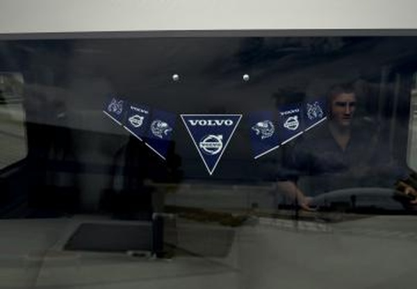 7-ой вымпел для Volvoверсия 1.0 для Euro Truck Simulator 2 (v1.43.x)