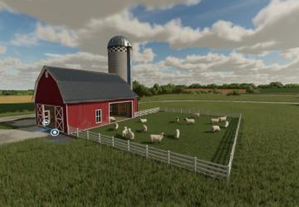 American Sheep Barnверсия 1.0.0.0 для Farming Simulator 2022