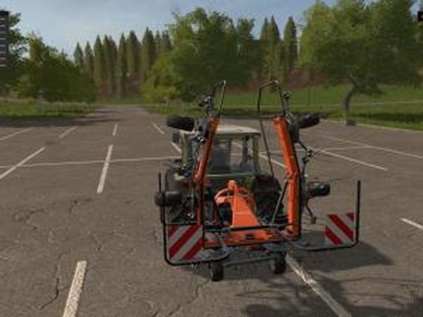 Сеноворошилка Kubota TE 6568версия 1.1 для Farming Simulator 2017 (v1.4.4)