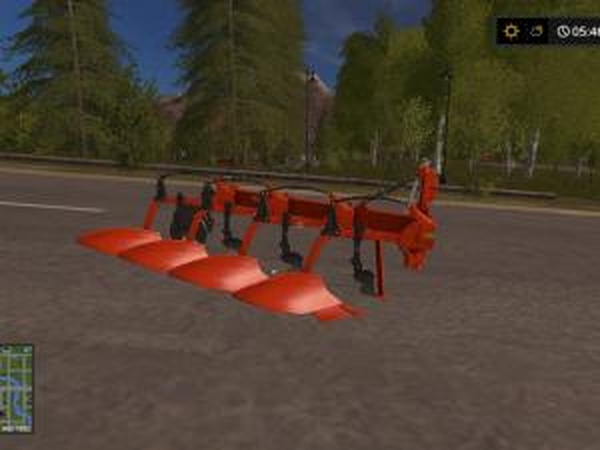 Плуг Kubota CM 1005Vверсия 1.1.0.0 для Farming Simulator 2017 (v1.4.4)