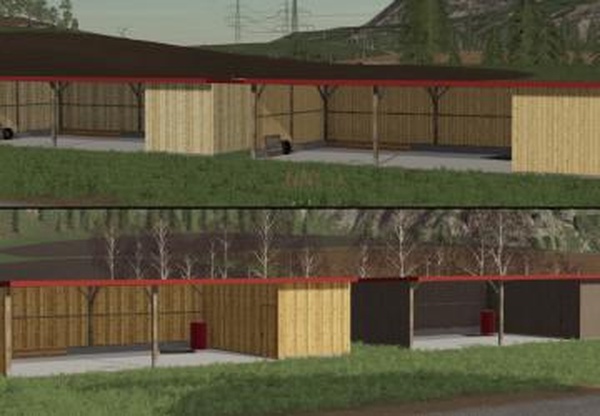 Wooden Shelter Packверсия 1.0.0.0 для Farming Simulator 2019 (v1.7.x)