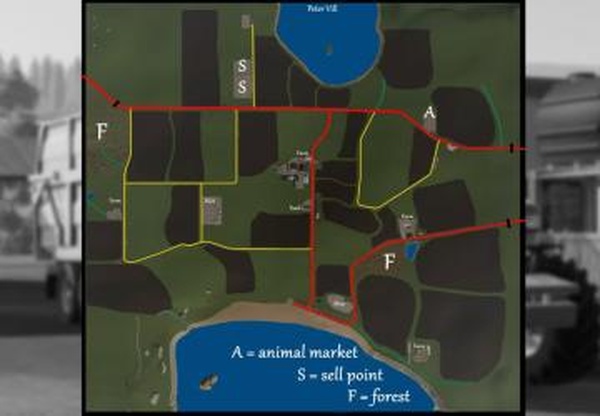 Карта «PETERVILL FARM»версия 1.1.0.0 для Farming Simulator 2019 (v1.7.x)