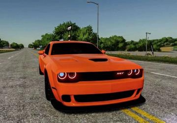 Dodge Challenger Hellcatверсия 1.3.0.0 для Farming Simulator 2022
