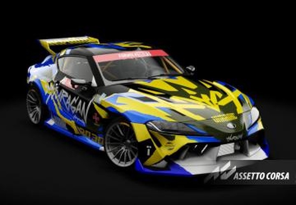 HURAGAN RACING Toyota Supra A90 HGKверсия 1.0 для Assetto Corsa