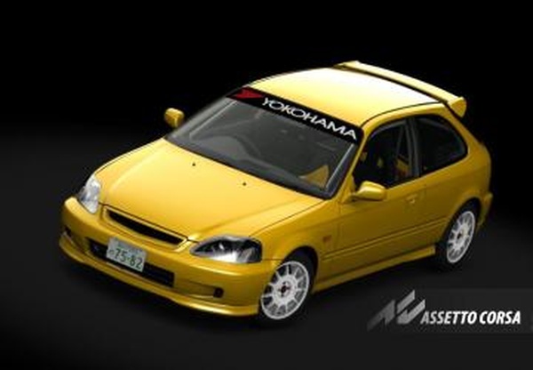 Honda Civic EK Cupверсия v.1.678 для Assetto Corsa
