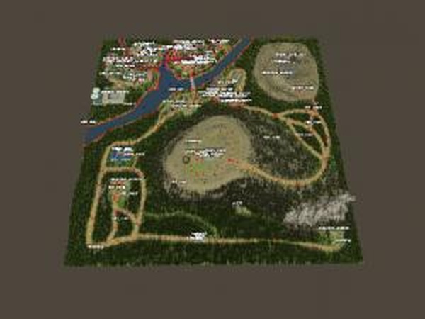 Карта «Поселок Лысый торгаш»версия 1.0 для SpinTires (v03.03.16)