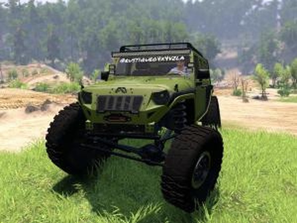 Jeep Wrangler Rubiconверсия 1.0 для SpinTires (v03.03.16)