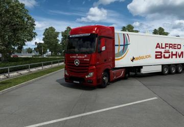 Комбо скин Alfred Böhmверсия 1.0 для Euro Truck Simulator 2 (v1.43.x)